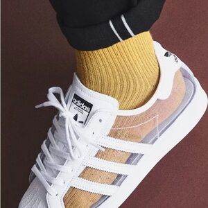 Transparent Superstar White Shoes